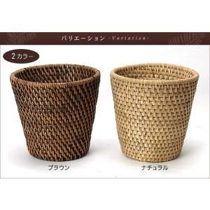 鉢カバー(ラタン) Sサイズ 籐 アジアン バ...の詳細画像4