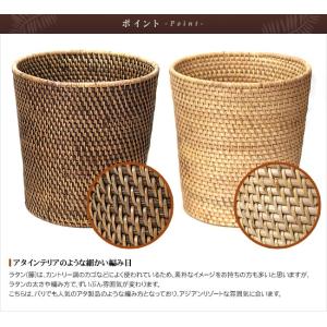 鉢カバー(ラタン) Lサイズ おしゃれ プラン...の詳細画像1