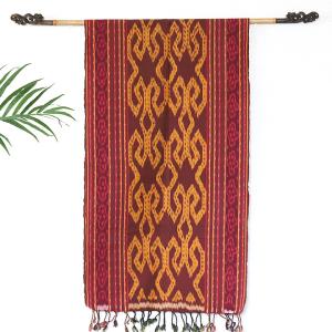 イカット ジュバラV    壁掛け アジア布   バリ風 インテリア