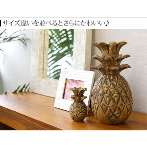 パイナップルのミニオブジェ 置物 ハワイアン雑...の詳細画像4