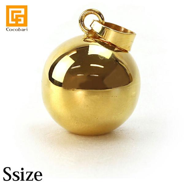 ガムランボール PLAIN GOLD(ゴールド)(S) マタニティ ネックレス アクセサリー キーホ...