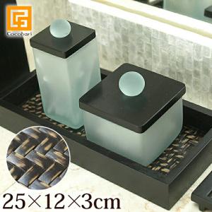 トレイ(チーク&amp;バンブー)25×12×3cm アジアン バリ 木製 アメニティトレイ トレー 和モダン ホテルライク バリ おしゃれ 小物入れ バリ風