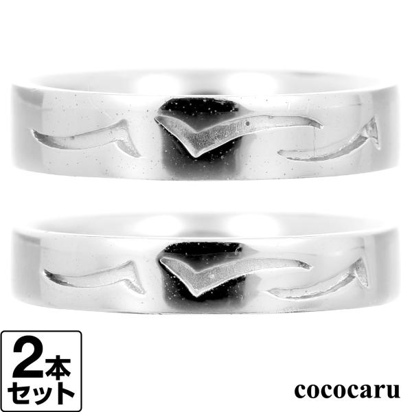 結婚指輪 マリッジリング 安い シルバー 925 2本セット 金属アレルギー 日本製 おしゃれ プレ...