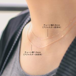ネックレス チェーン 小豆 k10 イエローゴ...の詳細画像5