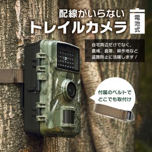 防水 トレイルカメラ 高画質 暗視対応 屋外 ...の詳細画像1