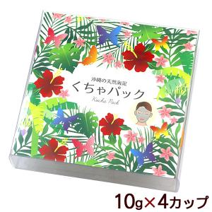 くちゃパック カップタイプ 10g×4カップ 天然泥パック粉 （M便