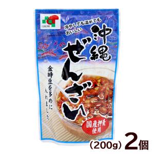 沖縄ぜんざい 200g×2個　/金時豆 国産押麦 新垣具郎 （M便）