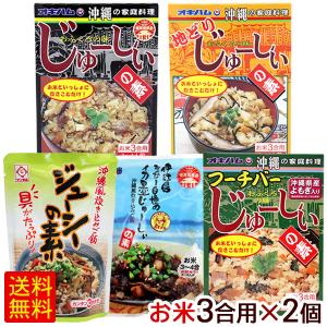 ジューシーの素 3合用 選べる2個セット　/沖縄風炊き込みご飯の素 沖縄 お土産（M便）｜cocochir