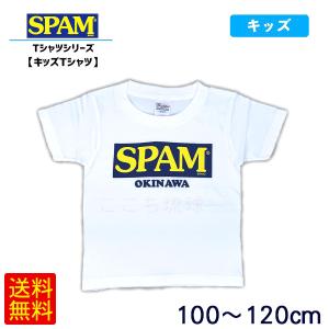 SPAMスパム キッズTシャツ （BOXロゴ） 沖縄お土産の商品画像