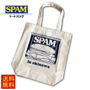 SPAMスパム トートバッグ　/沖縄お土産 雑貨 （M便）