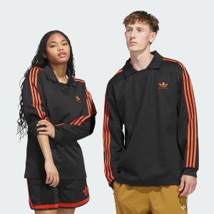 adidas RUGBY POLO LS ブラック 3XL IZ4806 adidas ADICOLOR RUGBY POLO SHIRT BLACK （アディダス アディ