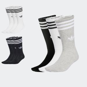 アディダス 靴下 スリーストライプス ハイ クルーソックス 3足組 adidas Originals KA291 メンズ レディース [ネコポス可]