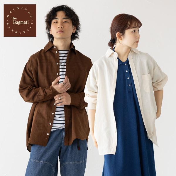 ザ バグマティ 綿麻シャツ The Bagmati AM26S13 レディース メンズ 長袖