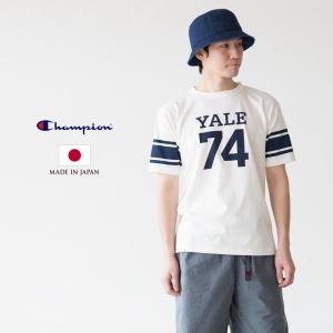 Champion（チャンピオン） 復刻ヴィンテージ フットボールTシャツ