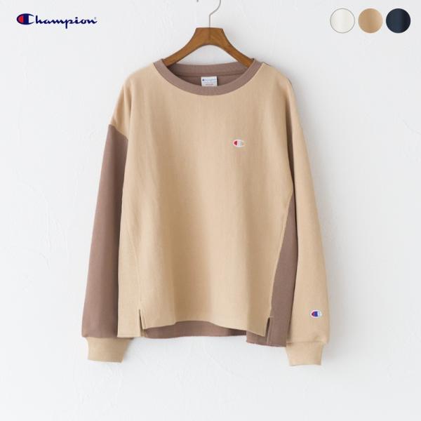 【20%OFF】チャンピオン ウィメンズ リバースウィーブ クルーネック スウェット シャツ CW-...