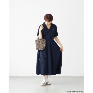 ラコステ ワンピース スキッパーネック ポロド...の詳細画像1