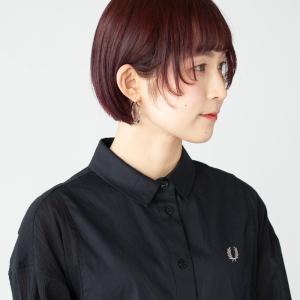 フレッドペリー シアー パネル シャツ ドレス...の詳細画像5