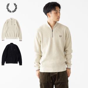 【新品未使用タグ付】フレッドペリー カーディガン 黄土色 Sサイズ FRED PERRY フレッドペリー ワッフル ステッチ カーディガン