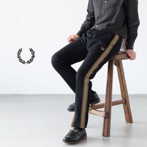 FRED PERRY（フレッドペリー） ジャージ ワイドレッグ トラックパンツ