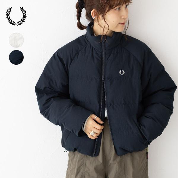 フレッドペリー ラグランスリーブ パデッド ジャケット FRED PERRY J3104 レディース