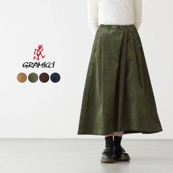 グラミチ コーデュロイ テールカット スカート Gramicci G2FW-SK008 ベイカー ロ...