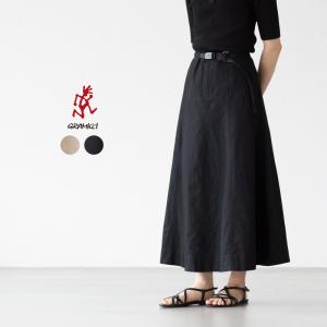 グラミチ リネン フォルサム スカート G2SW-SK059 フレア ロングスカート｜cocochiya