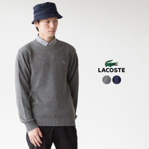 LACOSTE（ラコステ） アシンメトリー クルーネック ニットセーター 