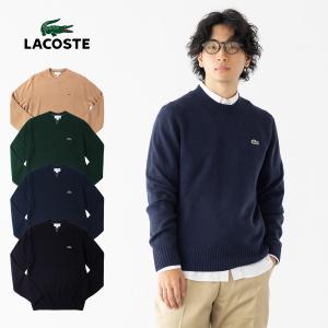 LACOSTE（ラコステ） アシンメトリー クルーネック ニットセーター 