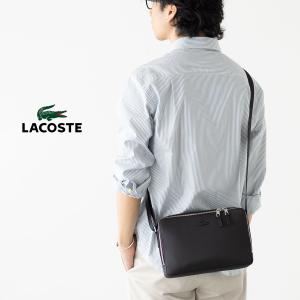 ⁠【美品】ラコステ ショルダーバッグ 黒 スクエア LACOSTE（ラコステ） ショルダーバッグ CHANTACOスクエアショルダー