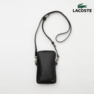 ラコステ レザー ショルダー スマホ ポーチ  LACOSTE NF1413KP スマートフォン ショルダーバッグ｜cocochiya