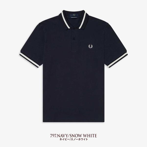 フレッドペリー ポロシャツ M2 英国製 FRED PERRY メンズ レディース シングルラインポ...