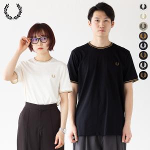 フレッドペリー ツイン ティップド Tシャツ M1588 メンズ レディース [クロネコゆうパケット可]｜cocochiya