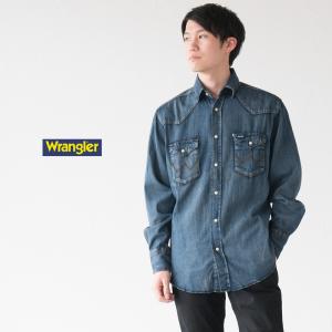 USA製 70s ラングラー 27MW デニムシャツ 白タグ ウエスタンシャツ Wrangler (ラングラー) 70s 27MW 白タグ デニム ウエスタン