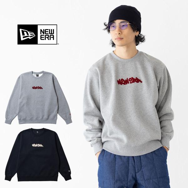 ニューエラ オーバーサイズド スウェット クルーネック NEW ERA メンズ レディース トレーナ...