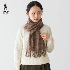 ポロベア チェック ウール マフラー PC1042 ポロ ラルフローレン ジェンツ ベア スカーフ POLO RalphLauren｜cocochiya