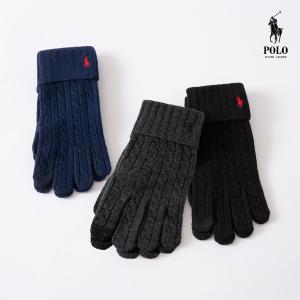 POLO RALPH LAUREN（ポロ・ラルフローレン） 手袋 NY パッチ フリース