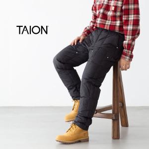 タイオン ワーク ペインター ダウンパンツ TAION-136PTWK メンズ レディース パッカブル 収納袋付き CORDURA ダブルニー