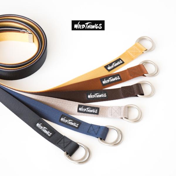 ワイルドシングス W リング ベルト WT18039P Dリング ベルト 日本製 [ネコポス可]