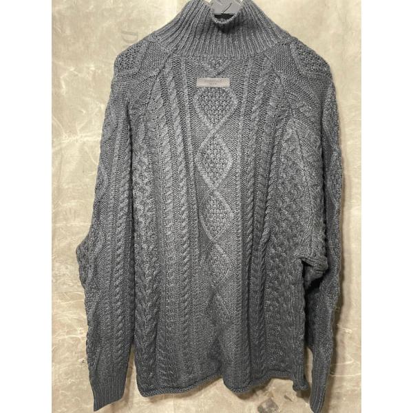 essentials CABLEKNIT TURTLENECK ニット IRON