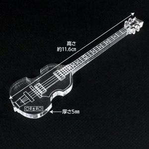 アクリル製 ミニチュアベース バイオリンベース...の詳細画像1