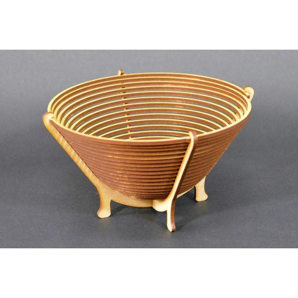 らせん状小物入れ（サークルタイプ・円形）