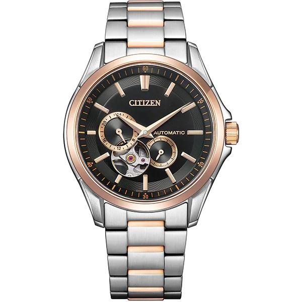 Citizen メンズ腕時計 シチズンコレクション NP1014-77E メカニカル オープンハート...