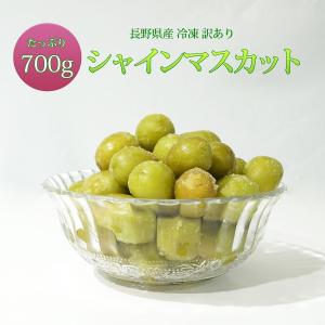シャインマスカット 訳あり 国産 長野 冷凍 フルーツ たっぷり 大容量 700g｜cocodani