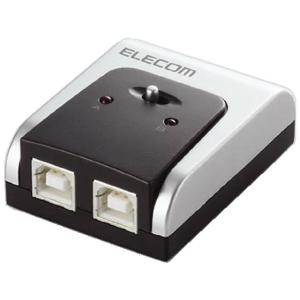 【お取り寄せ】エレコム/USB手動切替器2ポート/U2SW-T2｜cocodecow