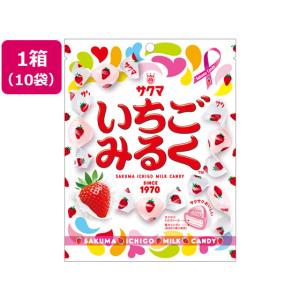 ミルキー（不二家） サクマ いちごみるく 83g×10袋 キャンディ 飴 グミ