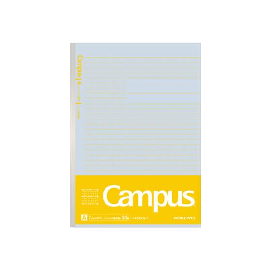 コクヨ キャンパスノート(ドット入り理系線)セミB5 7mm罫 黄 Ａ罫 罫線７ｍｍ幅 セミＢ５ノー...