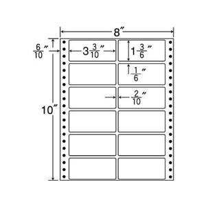NANA 連続ラベルナナフォーム 8×10インチ 12面 500折 MT8C まとめ買い 業務用 箱売り 箱買い ケース買い｜ココデカウ