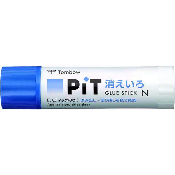 トンボ鉛筆 消えいろピットN 22g PT-NC 工作のり 学校 スティックのり のり 接着剤 切る...