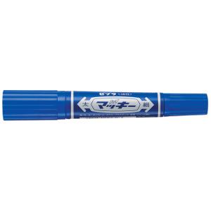ゼブラ ハイマッキー 太字 細字 青 MO-15...の商品画像