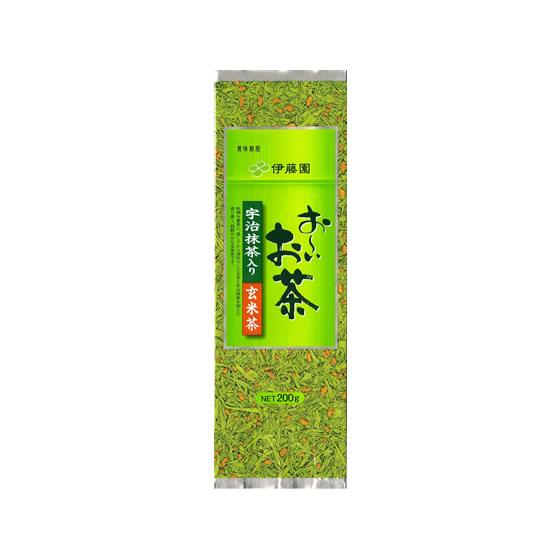 伊藤園 お~いお茶 宇治抹茶入り玄米茶 200g 茶葉 玄米茶 お茶 飲料